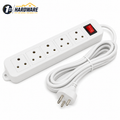 5 Way Multi-Plug Extension Lead with Switch (5m)